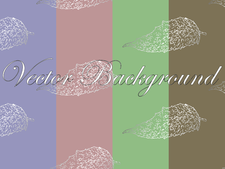 background from the leaves on a colored backgroundのイラスト素材