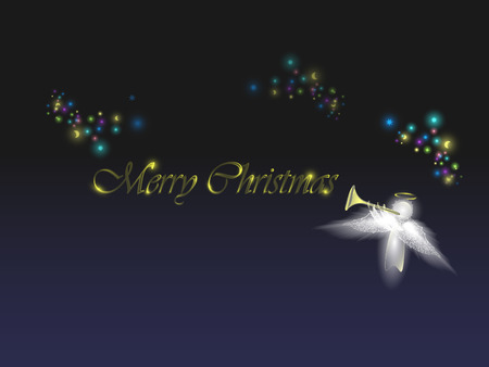 Christmas in the colorful and luminous backgroundのイラスト素材