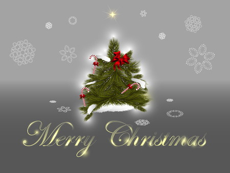 Christmas in the colorful and luminous backgroundのイラスト素材