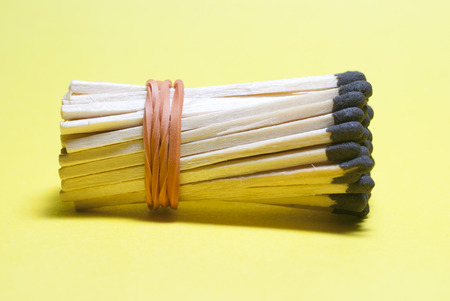 This is an image of matchstick.の写真素材