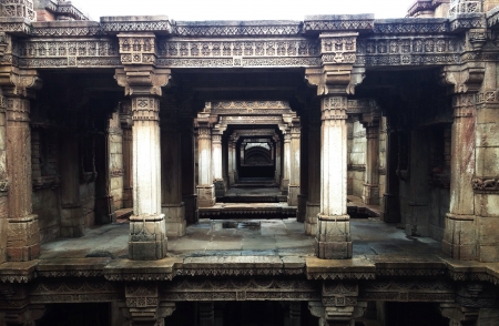 Ancient step well indiaの素材