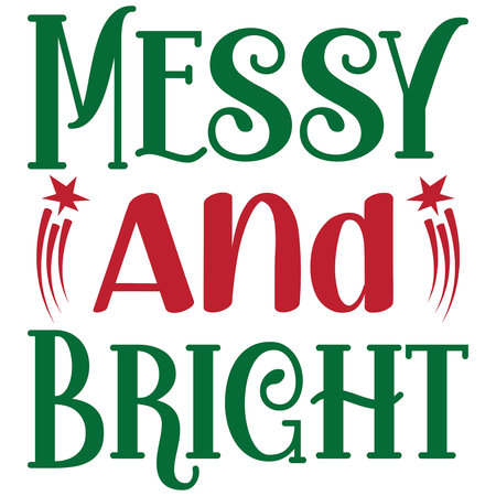 Messy and bright Merry Christmas shirt print templateのイラスト素材