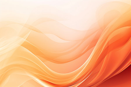 abstract orange background with smooth lines in it.の素材