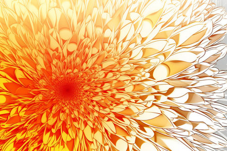 Abstract fractal background. Computer-generated image. Digital art.の素材