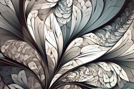 Abstract fractal. Fractal art background for creative design. Decoration for wallpaper, desktop, poster, cover booklet. Print for clothes, t-shirt. Creative illustration for designの素材