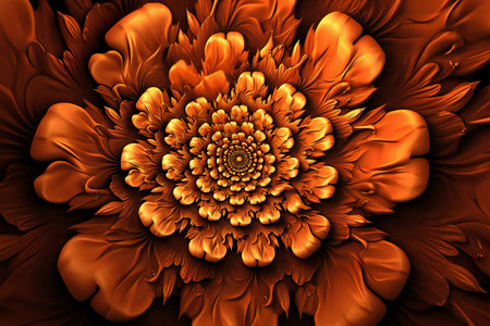 Abstract fractal. Fractal art background for creative design. Decoration for wallpaper, desktop, poster, cover booklet. Print for clothes, t-shirt. Creative illustration for designの素材