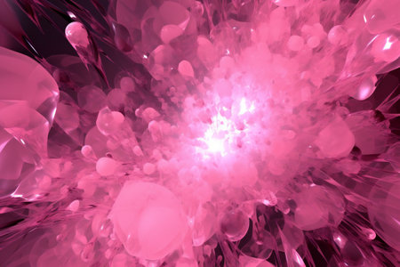 Abstract fractal. Fractal art background for creative design. Decoration for wallpaper, desktop, poster, cover booklet. Print for clothes, t-shirt. Creative illustration for designの素材