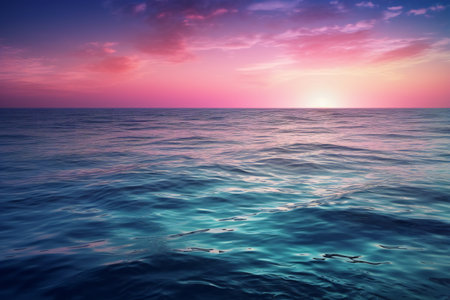 Beautiful seascape at sunset. Composition of nature.の素材