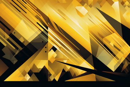 Abstract geometric background with triangles.の素材