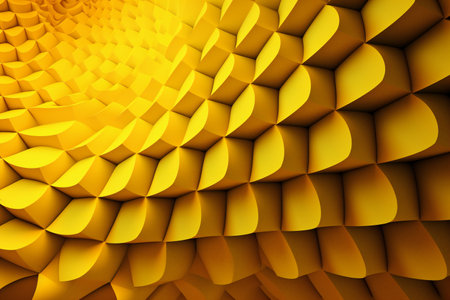 Abstract of geometric shapes. Futuristic background design.の素材