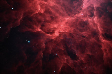 Night sky with stars and nebula. Elements of this image furnishedの素材