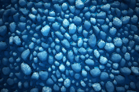 Blue ice texture background.の素材