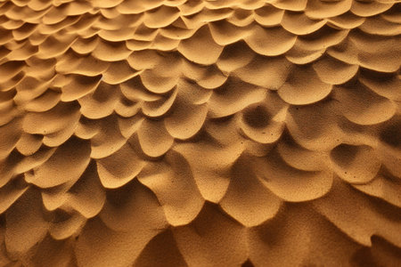 Abstract background. Close-up of the surface of a sand dune.の素材