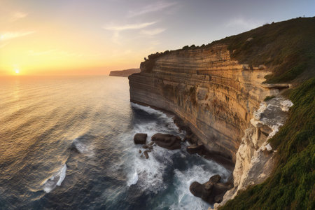 The Great Ocean Road, Victoria, Australia. The Great Ocean Road is one of the most scenic spots in Australia.の素材