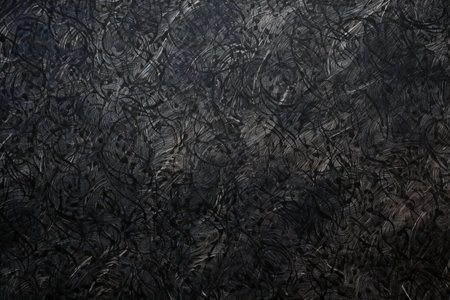 abstract black background texture with grunge brush strokes and copyspaceの素材