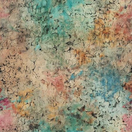 Old grunge background with delicate abstract texture. For art texture, grunge design, and vintage paper or border frameの素材