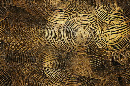 Grunge gold background texture. Decorative pattern for design.の素材