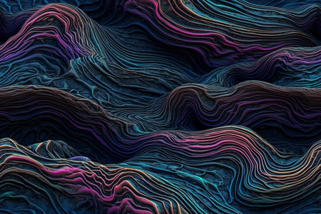 Abstract wavy background.の素材