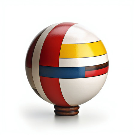 Beach ball isolated on a white background.の素材