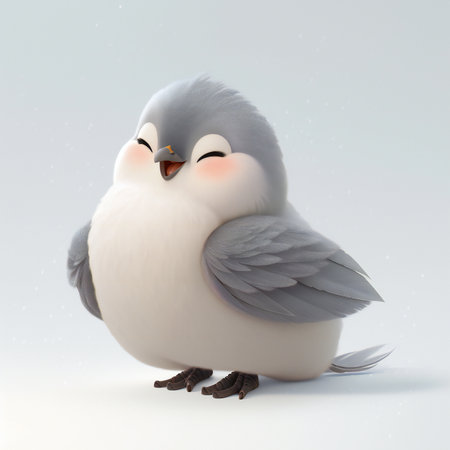 Penguin isolated on a white background.の素材