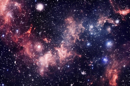 Planets, stars and galaxies in outer space showing the beauty of space exploration.の素材