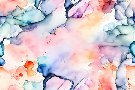 Alcohol ink abstract background. Hand drawn watercolor texture.の素材
