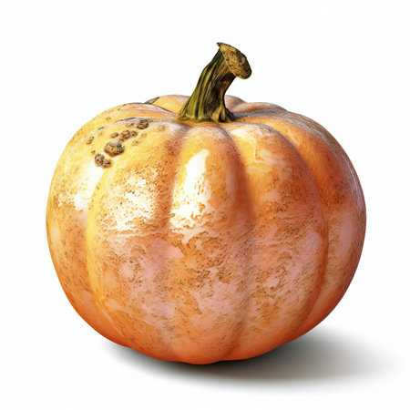 pumpkin isolated on a white background.の素材