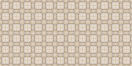 Seamless pattern of beige and white decorative elements. Abstract background.の素材