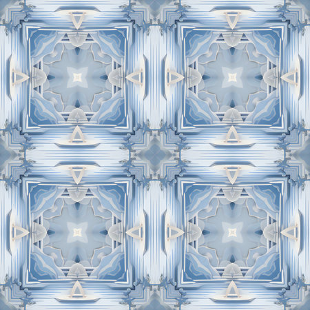 Seamless pattern. Abstract kaleidoscope symmetrical background.