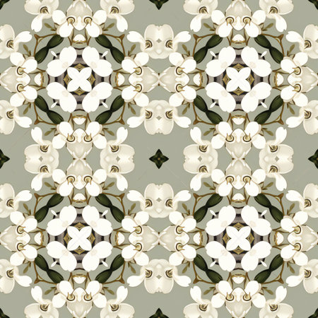 Seamless background pattern. For eg fabric, wallpaper, wall decorations.