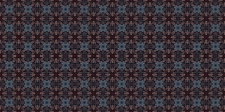 Ethnic boho seamless pattern. Abstract kaleidoscope fabric design texture