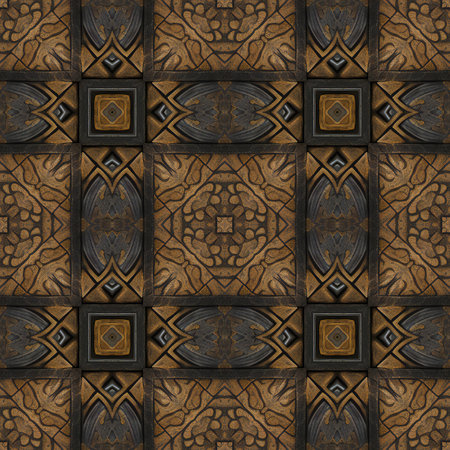 Kaleidoscopic ornamental seamless generated texture or backgroundの写真素材
