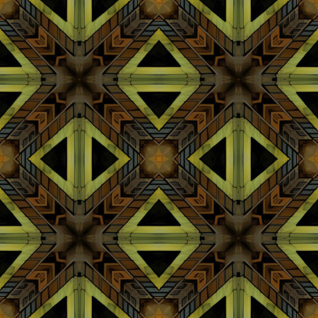 Kaleidoscopic ornamental seamless texture or background.