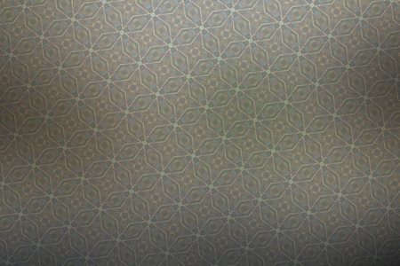 Pattern on the wall of the building in the form of a flower