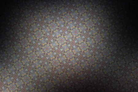 Arabic pattern on the wall. Seamless texture. Abstract background.