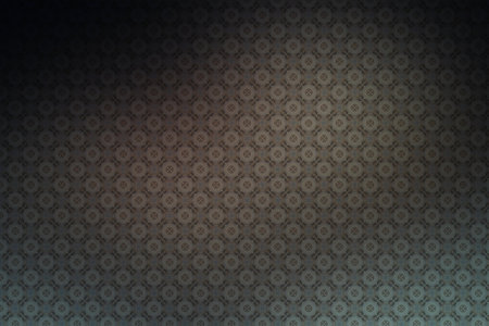 Illustration of a dark blue background with a pattern of geometric shapesの写真素材