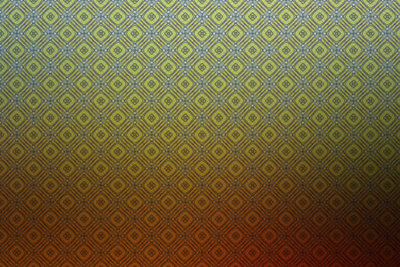 Colorful Thai pattern on the wall for background and texture with copy space.