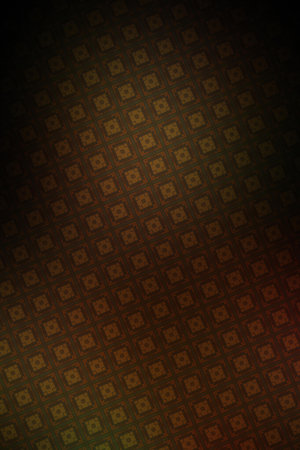Illustration of a dark brown background with a pattern in the centerの写真素材