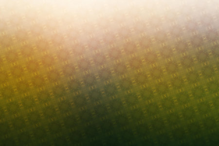 Abstract background with a pattern of hexagons. Yellow and green.