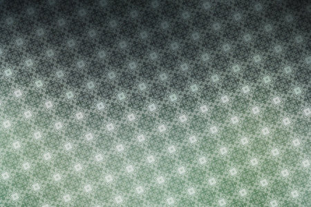 Beautiful abstract background with a pattern of geometric shapes in green tonesの写真素材