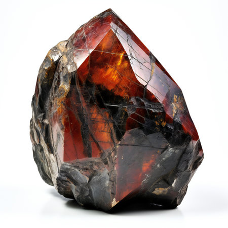 botswana agate semigem geode crystals geological mineral isolatedの素材