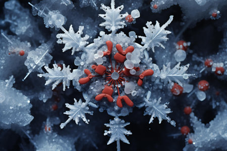 illustration of abstract fractal,digital artwork for creative graphic designの素材