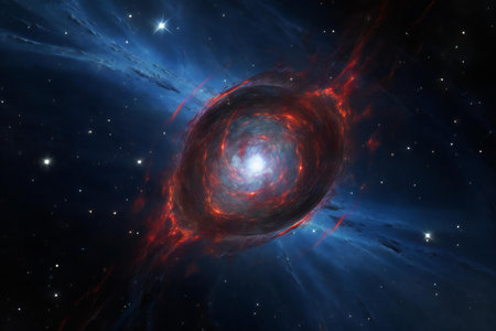 Planets and galaxies in outer space showing the beauty of space exploration.の素材