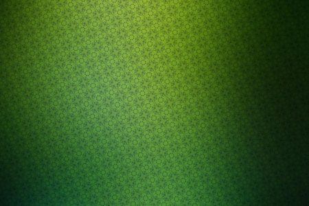 Green abstract background with a pattern of hexagons.の写真素材