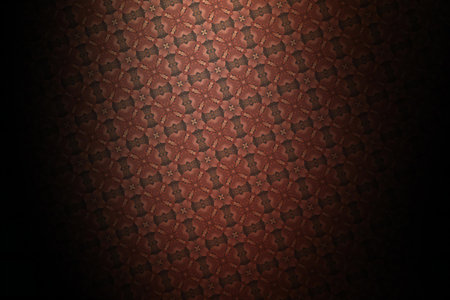 abstract brown color pattern on black background for design and decoration.の写真素材