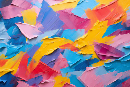 Abstract art background. Hand-painted background. SELF MADE.の素材