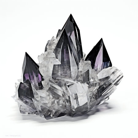 crystal on the white backgroundの素材