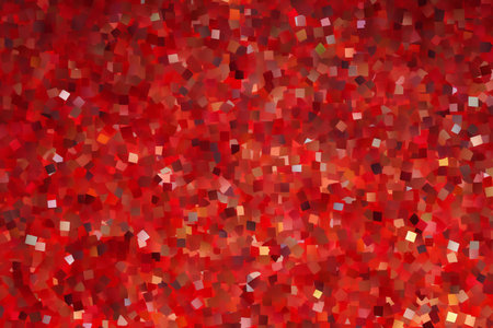abstract red background of many small squares in the form of a mosaicの素材