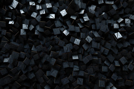 abstract of geometric shapes in black and white colorsの素材