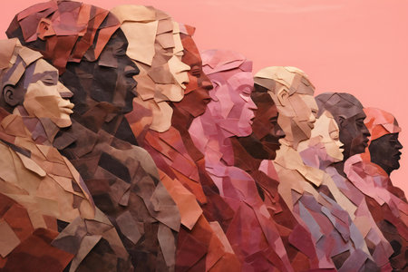 Piece of art at Milan Women's Fashion Week.の素材